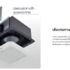 พัดลมระบายอากาศแบบฝังฝ้า รุ่น FV-17CU9 ขนาด 6 นิ้ว