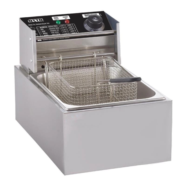 6 OTTO หม้อทอดไฟฟ้า รุ่น DF-377 ขนาด 6 ลิตร