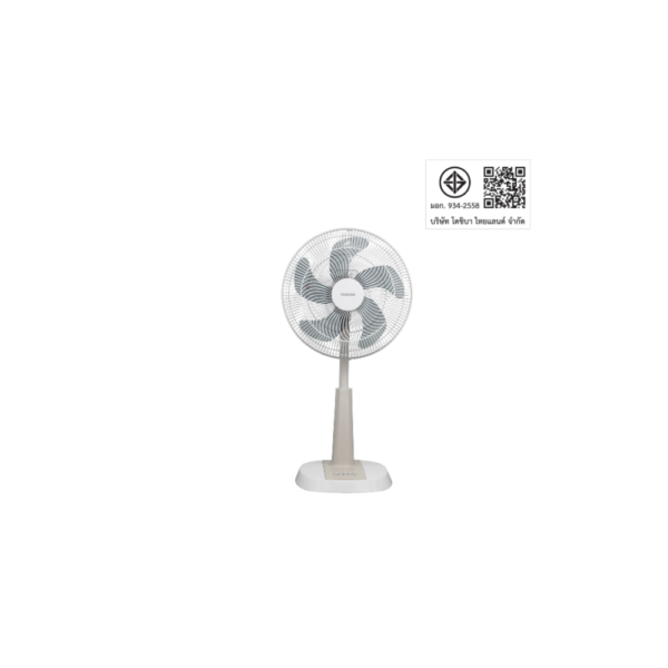 polarwhite-lightapricot TOSHIBA พัดลมสไลด์ 16 นิ้ว รุ่น F-ALC50TH